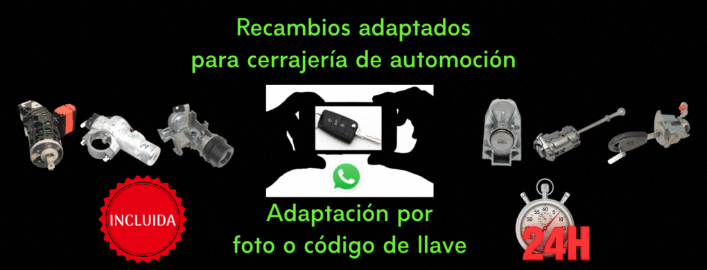 Recambios cerraduras de coche